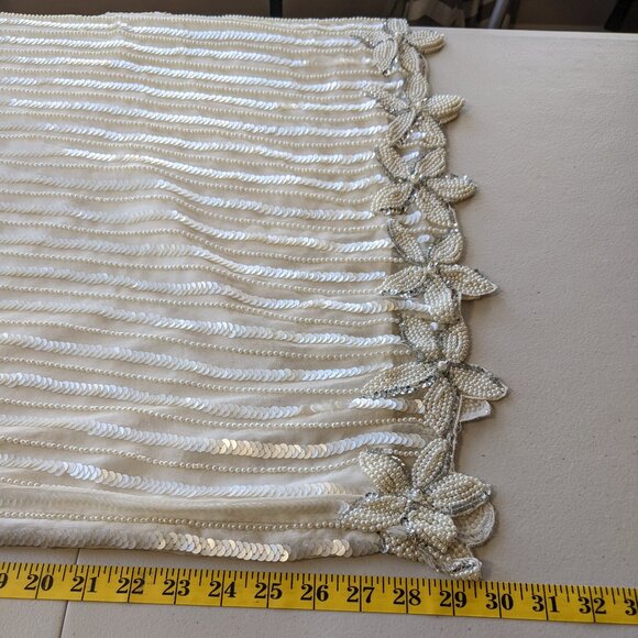 VINTAGE beaded masterpeice - 80's top and skirt, - Picture 11 of 16